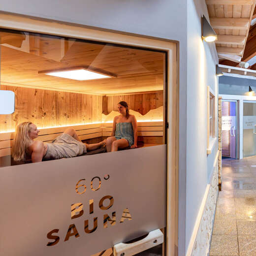 Entspannung in der Bio-Sauna im Damenbereich
