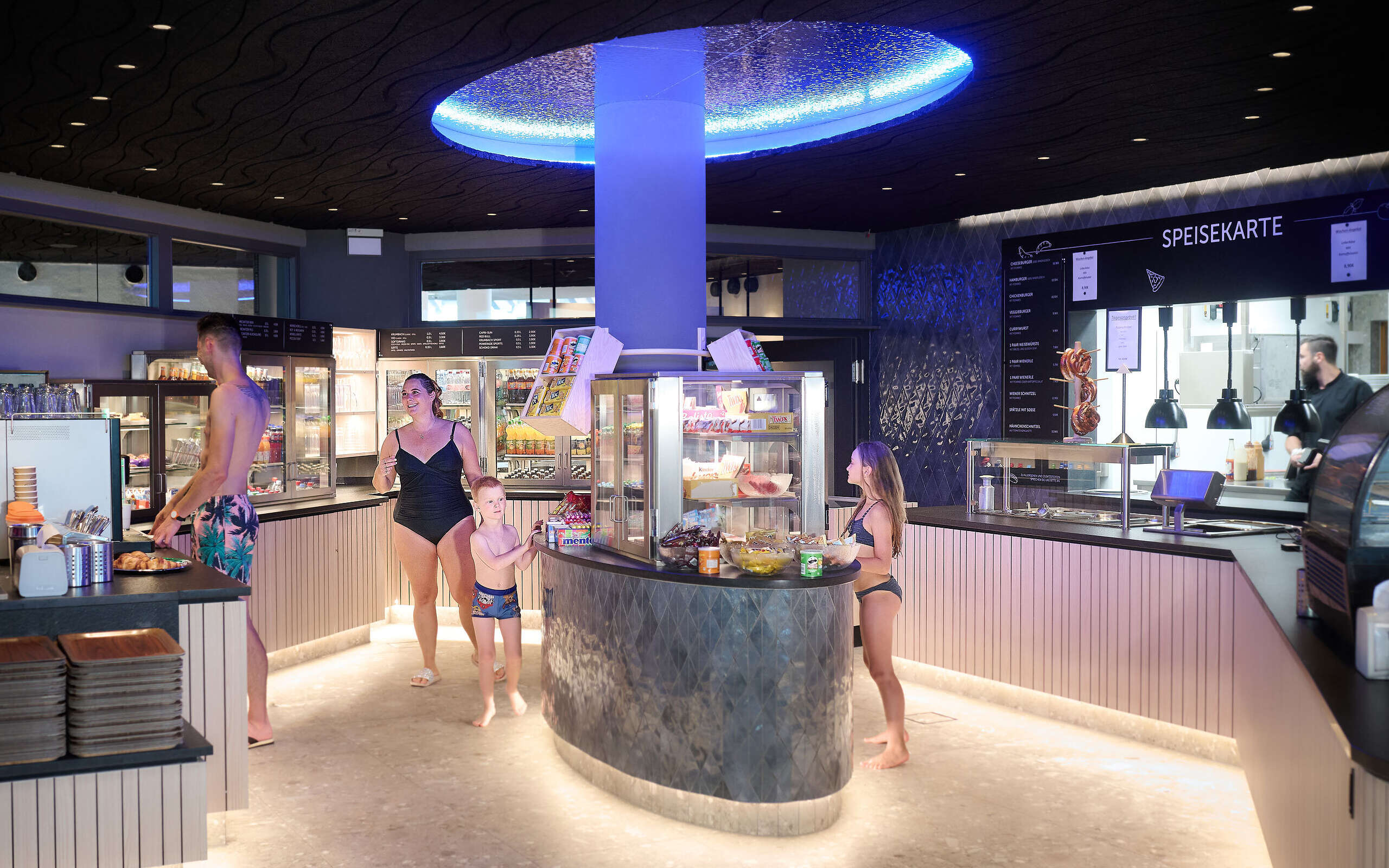 SB Bereich der Gastronomie im Aquaria Oberstaufen