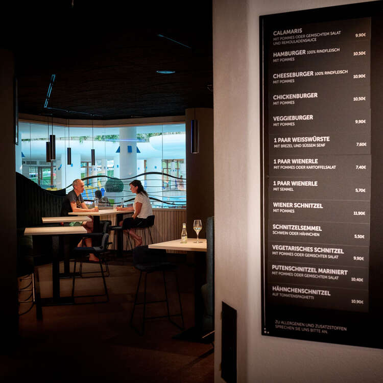 Gastronomiebereich für Nicht-Badegäste