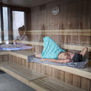 Saunieren in der Aquaria Gipfelsauna