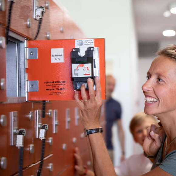 Umkleiden im Aquaria